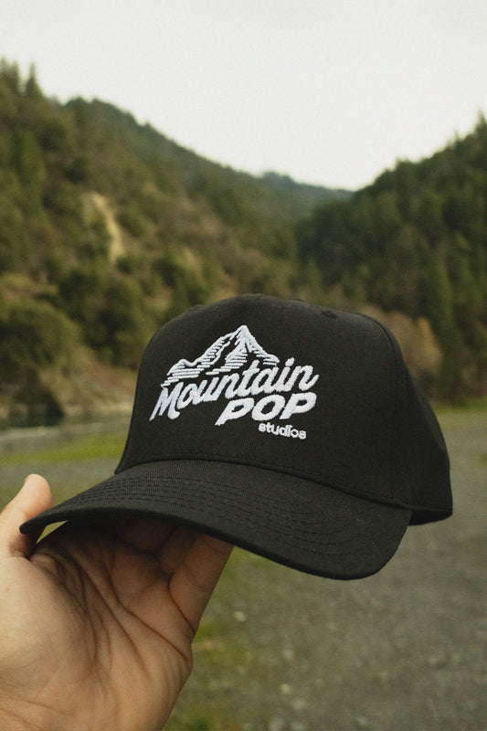 Mountain Pop Studios Black & White Hat